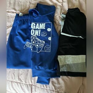 2 boys matching pants set from Shein size 9